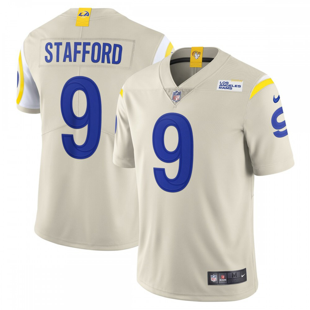 Matthew Stafford Los Angeles Rams Nike Vapor Limited Jersey - Bone-Profan Arena